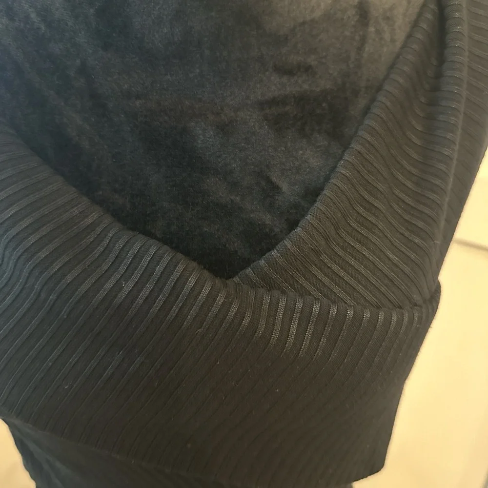 Michael Kors Textured Black Midi‎ Dress